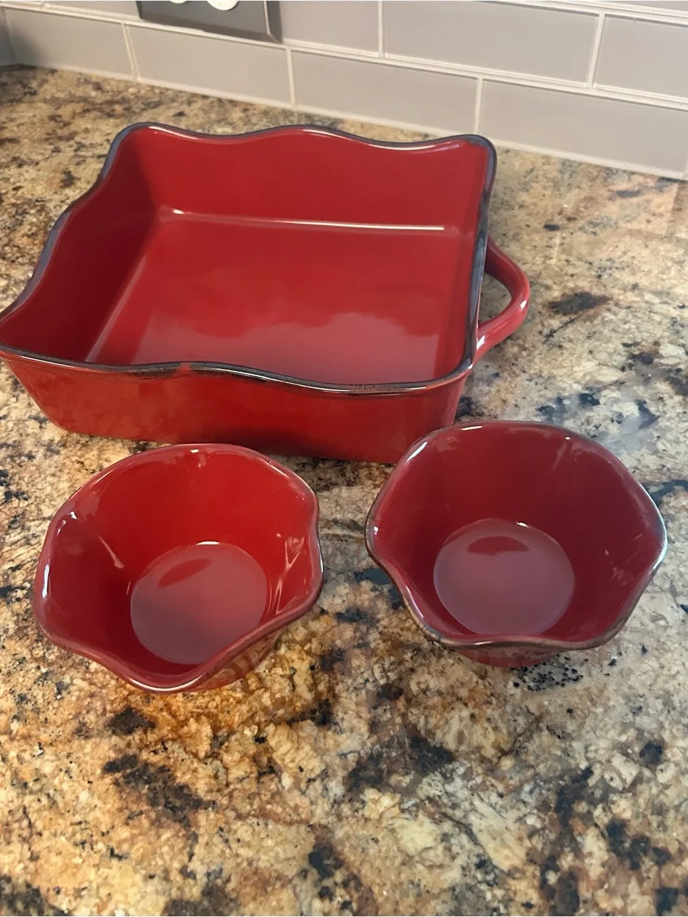 Southern Living Cinnabar cookware.